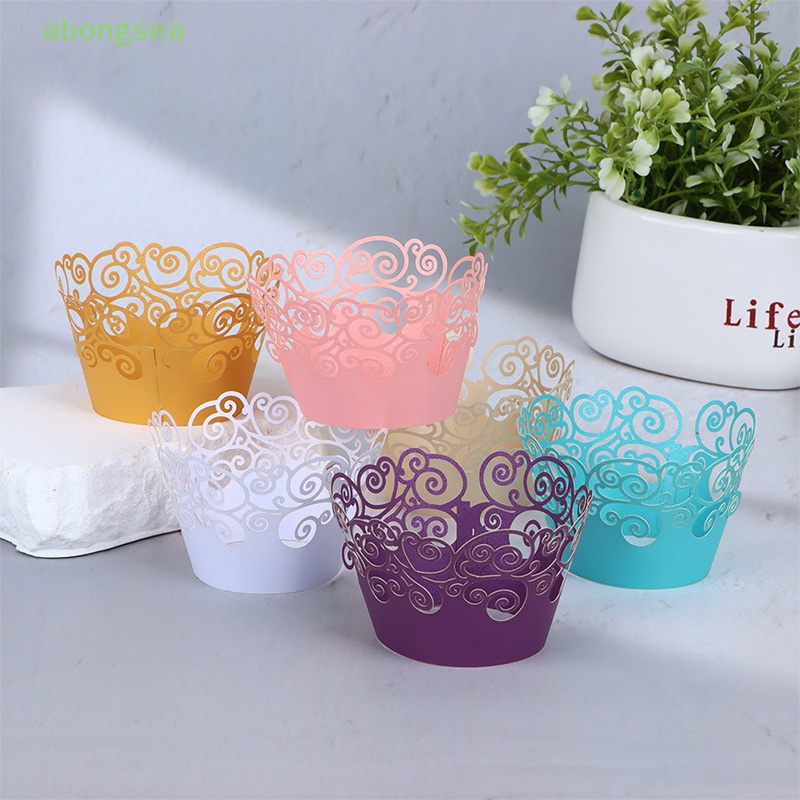 Set 50 Cốc Giấy Đựng Bánh Cupcake Tiện Dụng