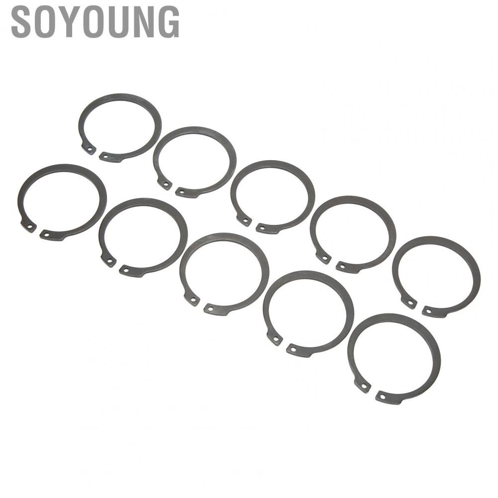 Soyoung AC Compressor Coil Snap Ring  AC Compressor Retaining Ring 50pcs Sturdy  for 508 AC Compressor