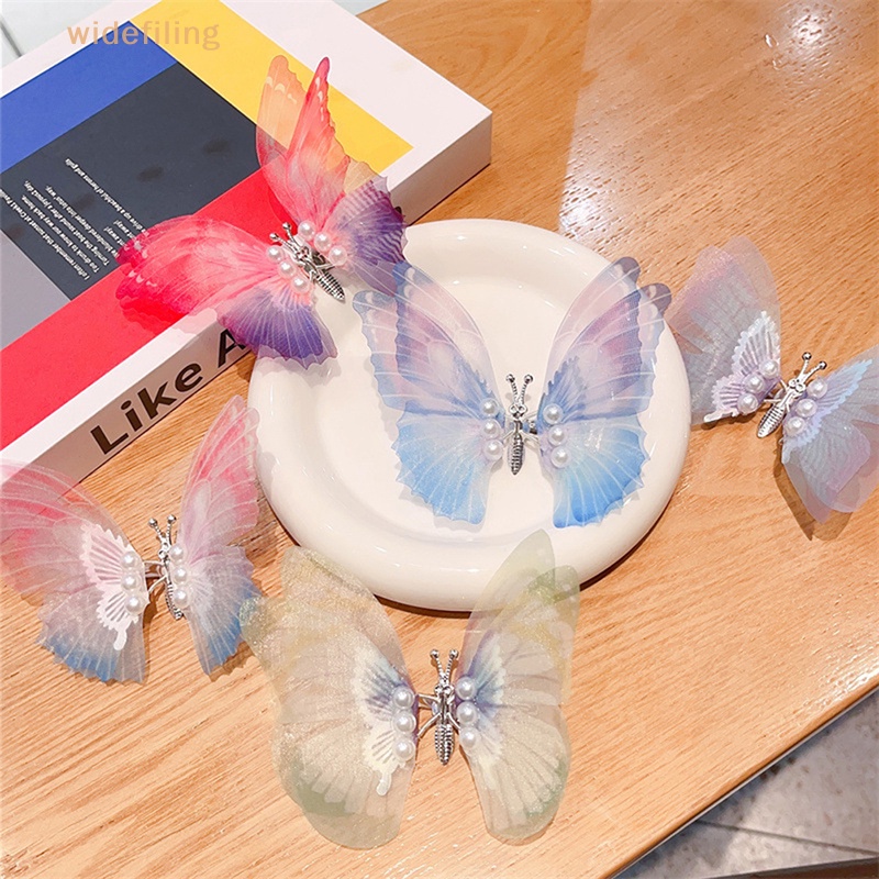 Kẹp Tóc Hình Bướm Phong Cách Cổ Điển Cho Bé Gái