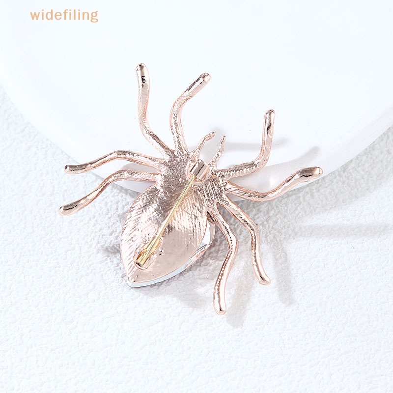 Trâm Cài Áo Hình Nhện Đính Pha Lê Sáng Tạo Thời Trang Cho Nữ