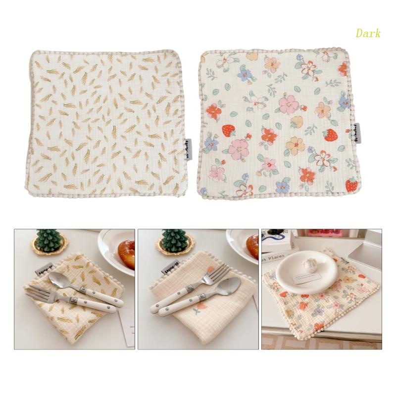 Khăn Tay Muslin 6 Lớp Thân Thiện Với Da Cho Trẻ Sơ Sinh