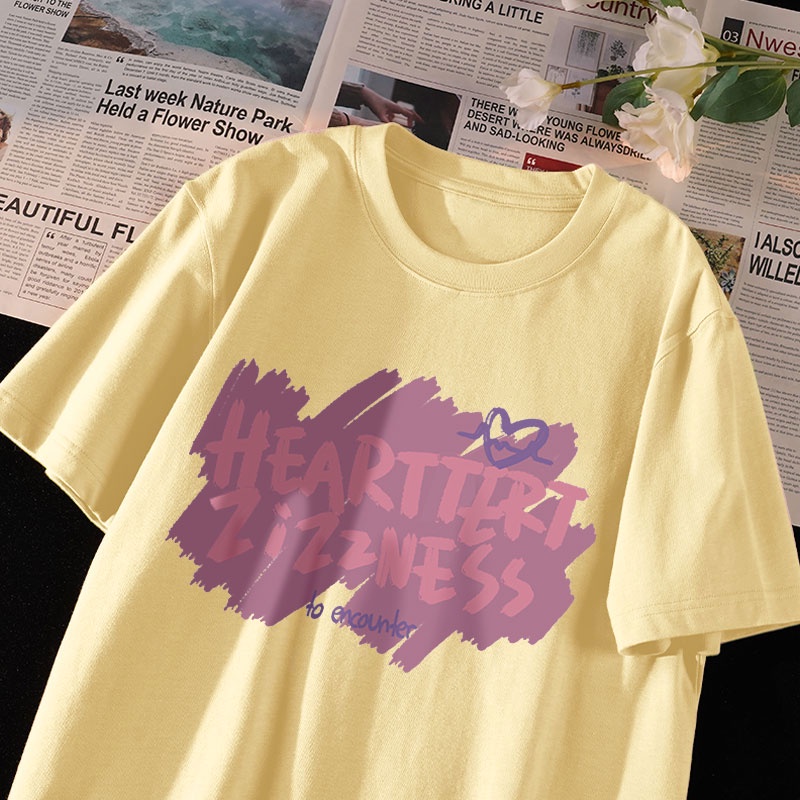 Áo Thun Unisex 100% Cotton Nguyên Chất Ngắn Tay Phong Cách Hàn Quốc Mới NRVP 2023