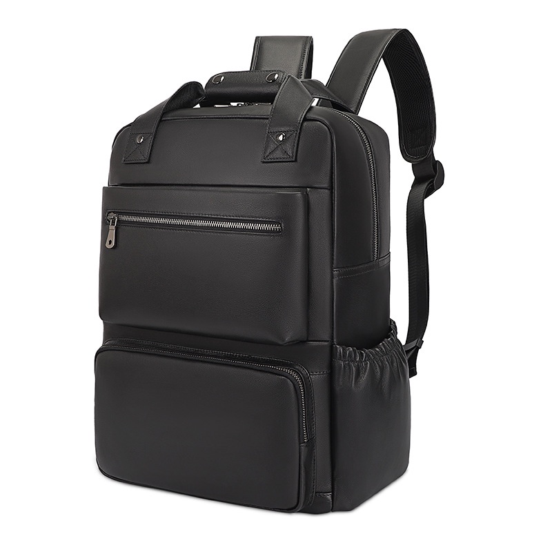 Ba Lô Da Bò Napa Thật Công Sở Mẫu Mới Ba Lô Du Lịch Ngoài Trời Máy Tính 15.6 Inch BEE GEE