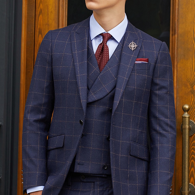 Ghim Cài Áo Hình Ngôi Sao Sáu Cánh Đính Đá Thời Trang Cho Nam