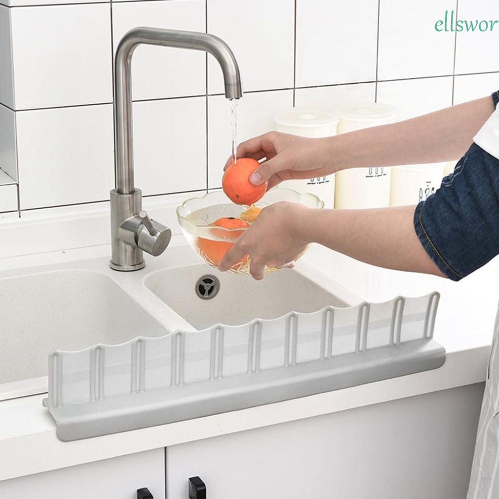 Elsweorth Tấm Chắn Nước 1 Cái Với Chất Liệu TPR Có Thể Tái Sử Dụng Cho Bồn Rửa Nhà Bếp, Bồn Rửa Chén