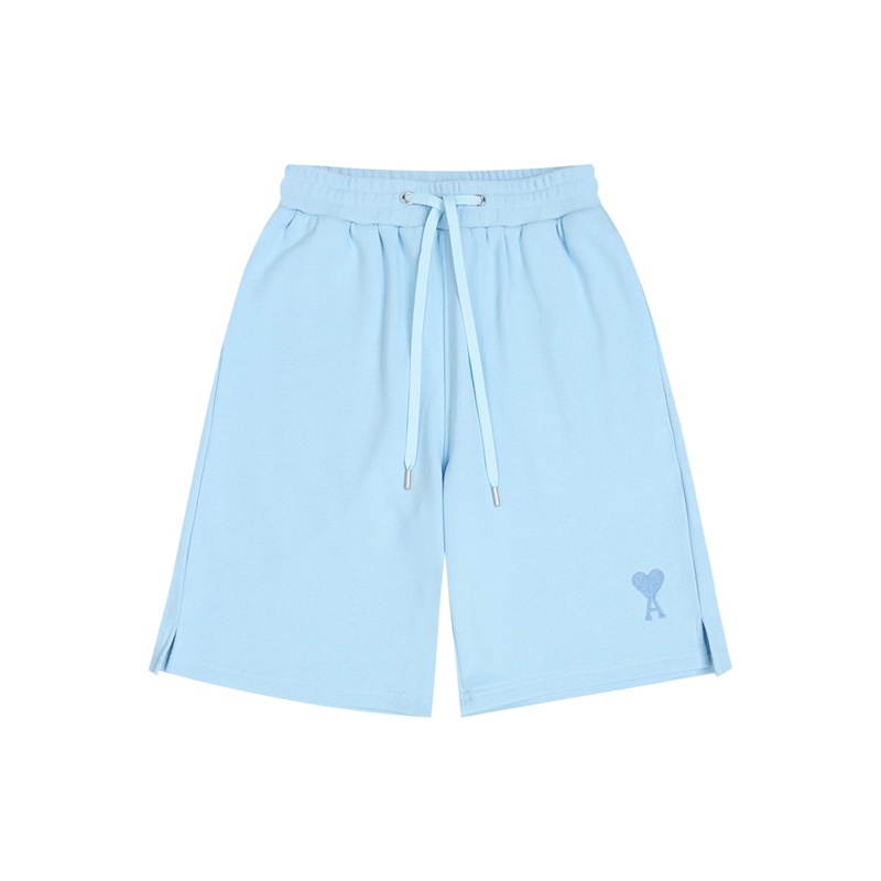 A-m-i88- Quần Short Thêu Hình Trái Tim Thời Trang Mới Xu Hướng Unisexjmndtgsfd