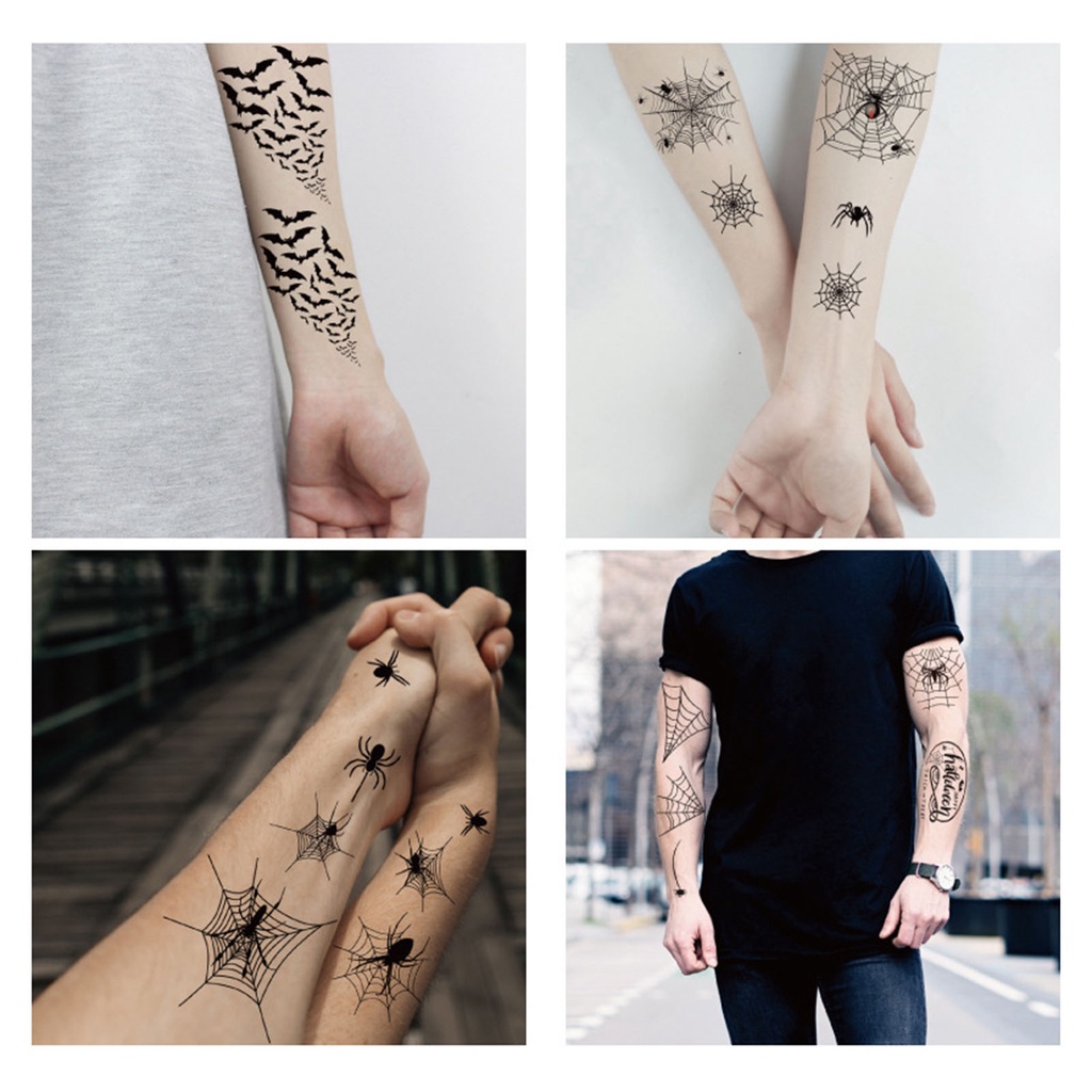 Hình Xăm Dán Nghệ Thuật Cơ Thể Người Nhện Trọng Lượng Nhẹ Thân Thiện Với Môi Trường Chống Nước Chống Mồ Hôi Dễ Sử Dụng Cho Tiệc Halloween
