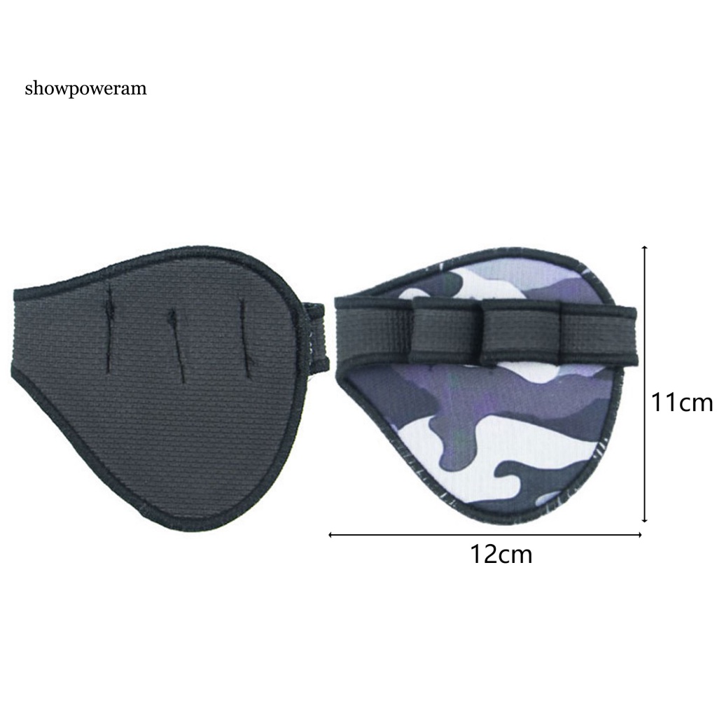 1 Cặp Găng Tay Hở Ngón Trọng Lượng Nhẹ Chống Trượt Hỗ Trợ Luyện Tập Thể Hình