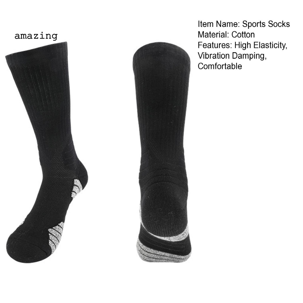 1 Đôi Tất Thể Thao Thấm Hút Mồ Hôi Thoải Mái Chất Lượng Cao