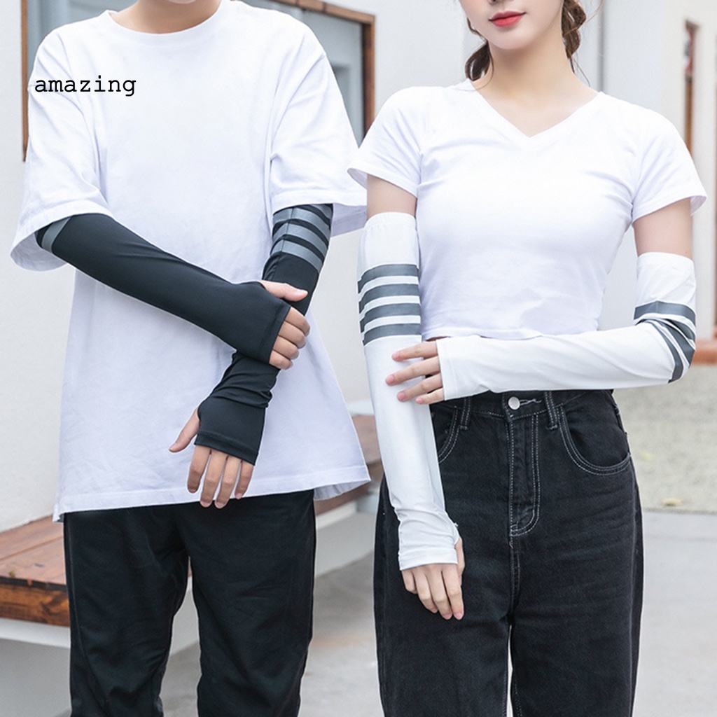 1 Cặp Vỏ Bọc Cánh Tay Bằng Lụa Lạnh Chống Biến Dạng Chống Mài Mòn Cho Hoạt Động Thể Thao Ngoài Trời