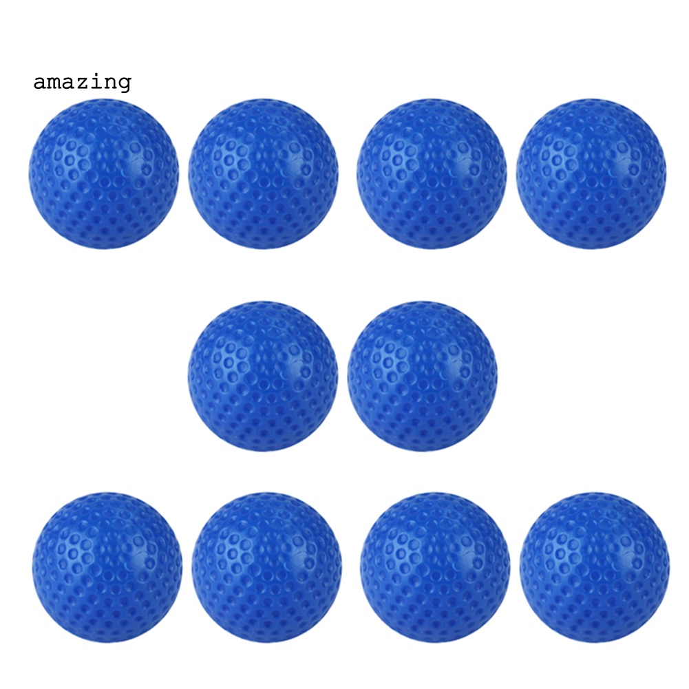 Set 10 Quả Bóng Rỗng Dùng Luyện Tập Đánh Golf Trong Nhà