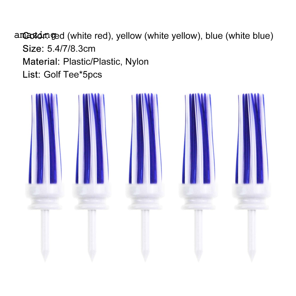 Bộ 5 Giá Đỡ Bóng Golf Bằng Nhựa Tiện Dụng