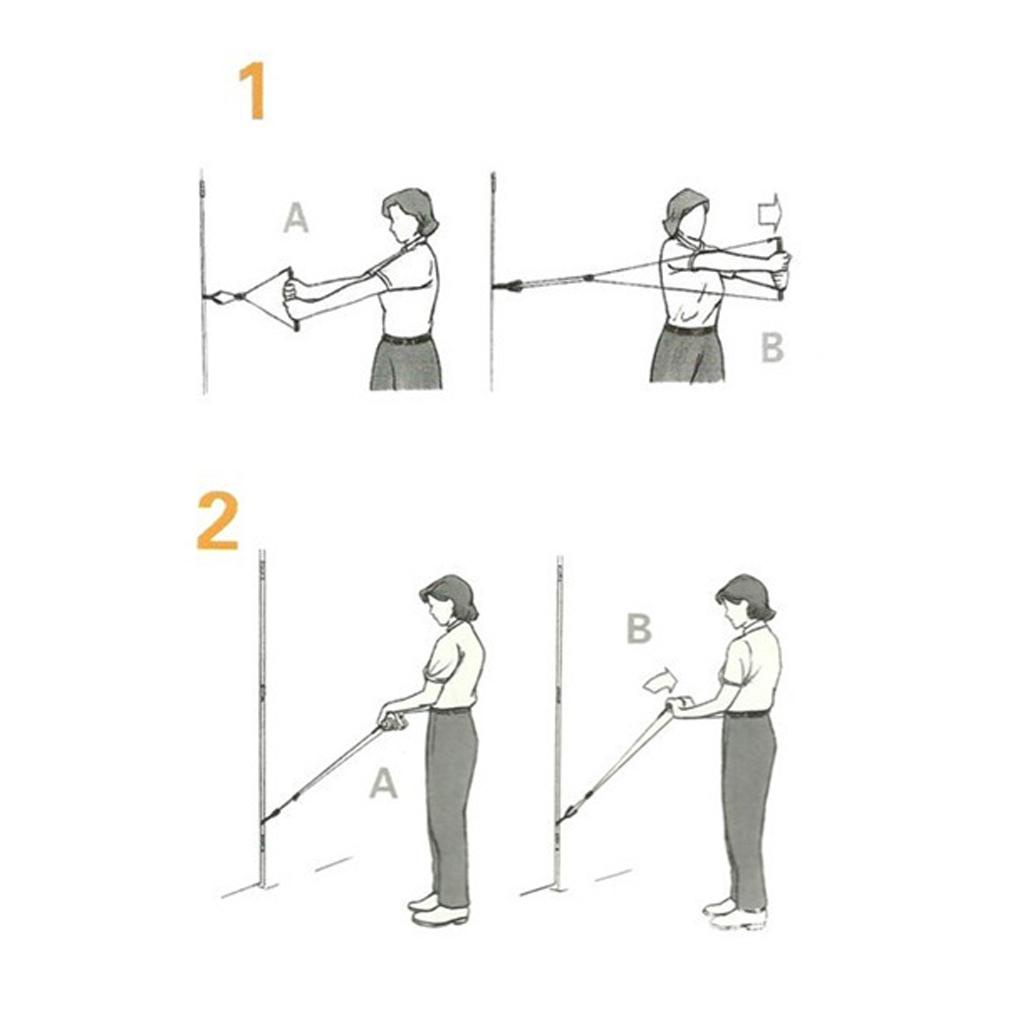 Dây Đai Co Giãn Chịu Lực Hỗ Trợ Luyện Tập Đánh Golf Tại Nhà