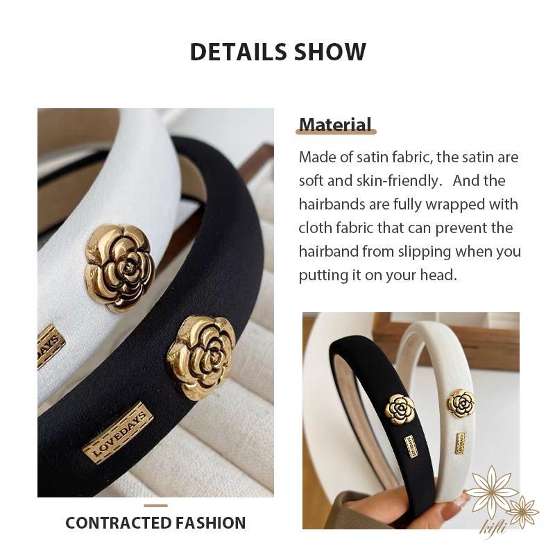 Băng Đô Hoa Trà Cao Cấp Thời Trang Đơn Giản Dễ Phối Đồ 2023