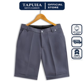 Quần short tây nam, quần short nam tây âu tapuha thời trang cao cấp form đẹp chất tuyết hàn co giãn h17