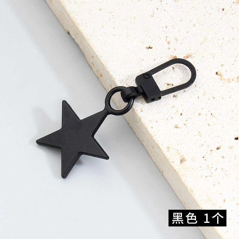 Phụ Kiện Dây Kéo Đầu Kim Loại Hình Ngôi Sao Có Thể Tháo Rời Thay Thế Cho Túi Xách