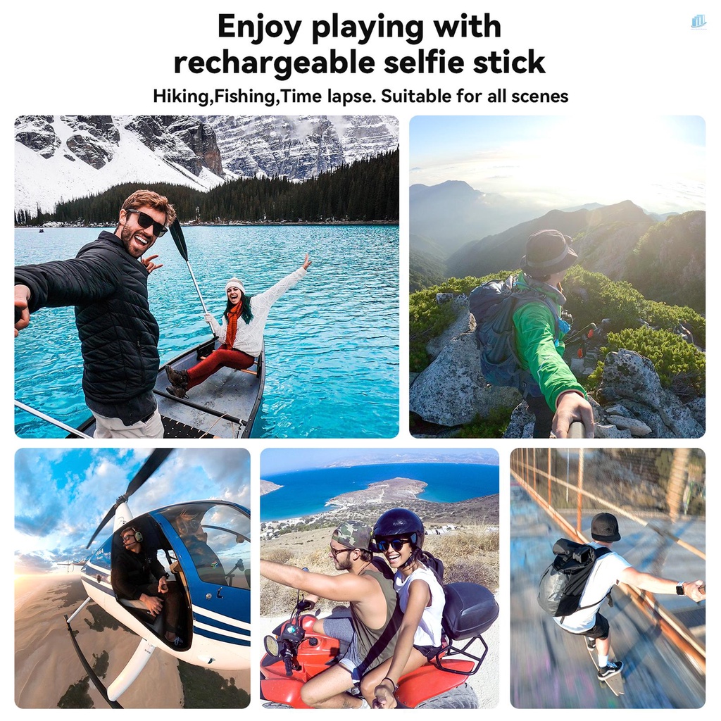 TELESIN Gậy Selfie TE-CSS-001 Sạc Nhanh QC / PD3.0 90CM Bằng Nhựa Resin Kèm Vít 1 / 4 Inch