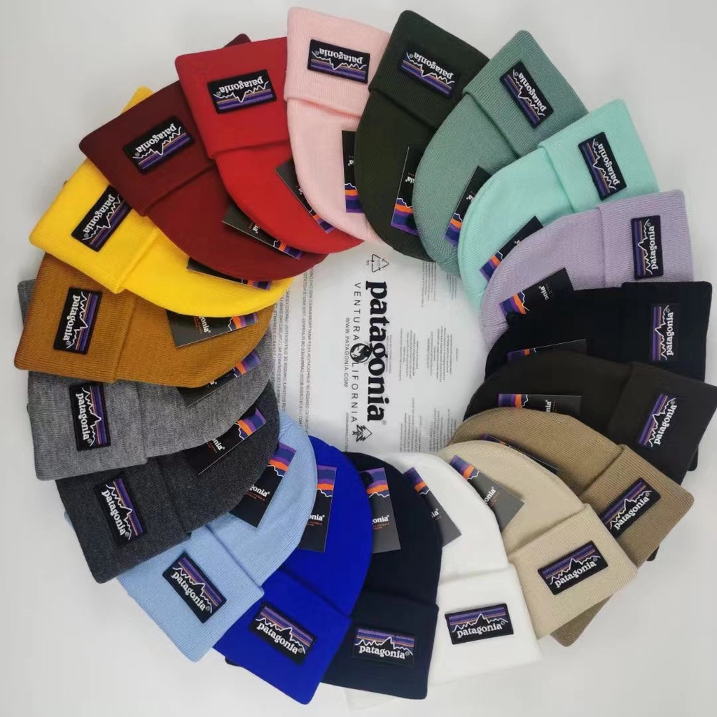 Mũ Beanie Dệt Kim Màu Trơn Không Vành Thời Trang Unisex