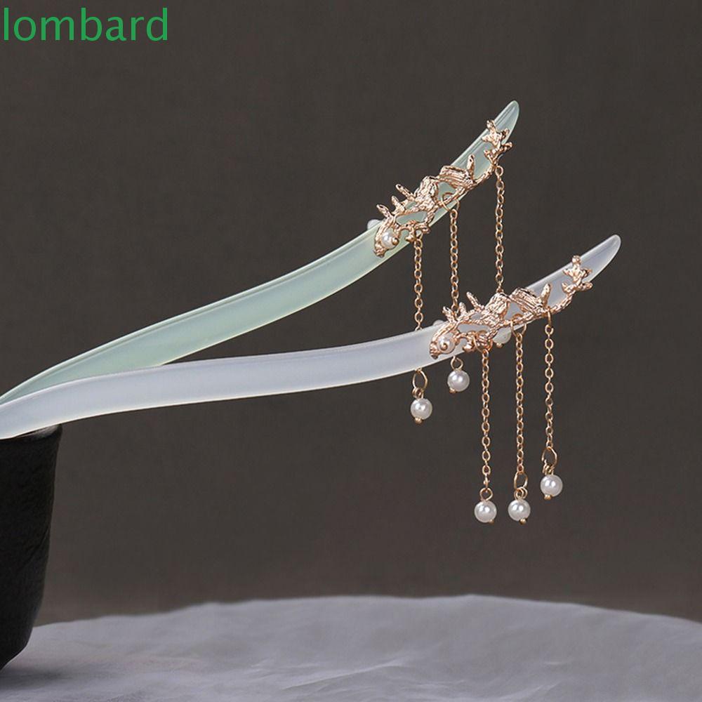 Trâm Cài Tóc Phối Tua Rua Phong Cách Trung Hoa Cổ Điển Cho Nam Và Nữ