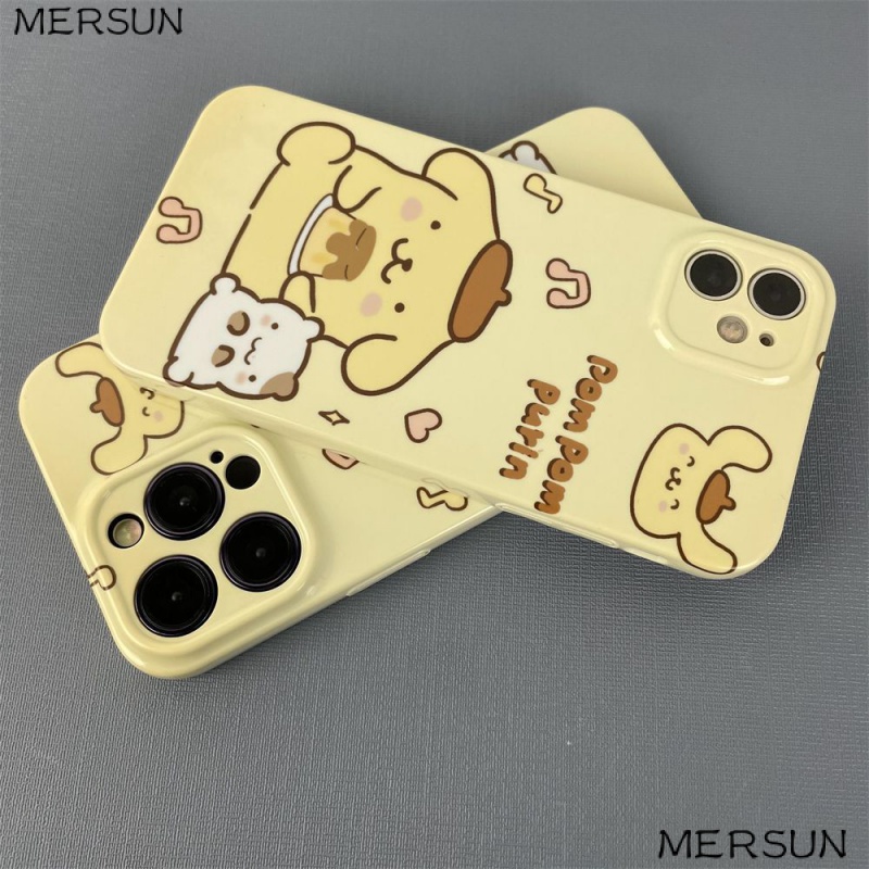 Ốp Điện Thoại Cứng Họa Tiết Hoạt Hình Chú Chó Pudding Dễ Thương Cho Iphone 13pro 12 x / 14pro xr11