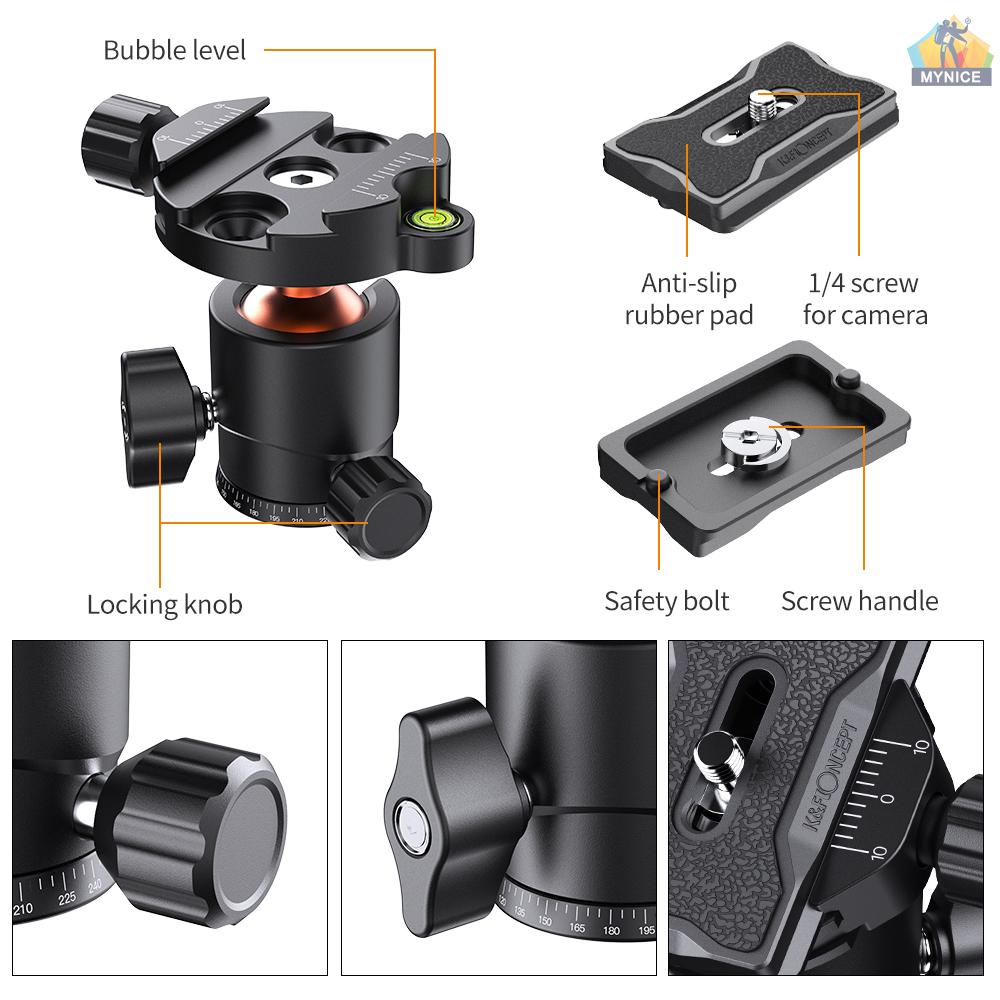 Bộ Chuyển Đổi Gậy Ba Chân Đầu Bi K &amp; Fcuptf-25 25mm 1 / 4 Chuyên Dụng Chất Lượng Cao