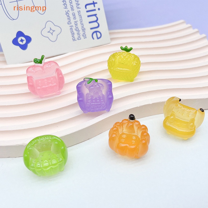 Bộ 2 Đồ trang trí Trái Cây Mini Phát Sáng Dễ Thương Dùng Trang Trí Ghế Sofa DIY