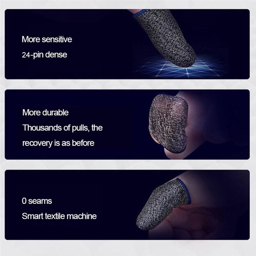 1 Đôi  Găng Tay Chơi Game Bao Ngón Tay Di Động Chống Mồ Hôi Thoáng Khí Giá Bán Toàn Bộ