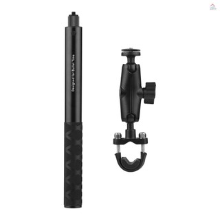 Kẹp Gắn Tay Lái Xe Đạp / Mô Tô Vô Hình 28cm - 115cm Với Ốc Vít 1 / 4 Inch Linh Hoạt Insta360 ONE X / ONE / EVO Cam