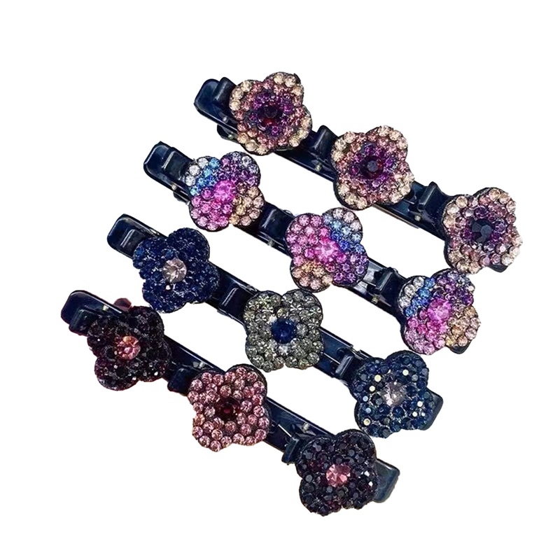 1 Kẹp Tóc Đính Đá Lấp Lánh Thời Trang Cho Nữ