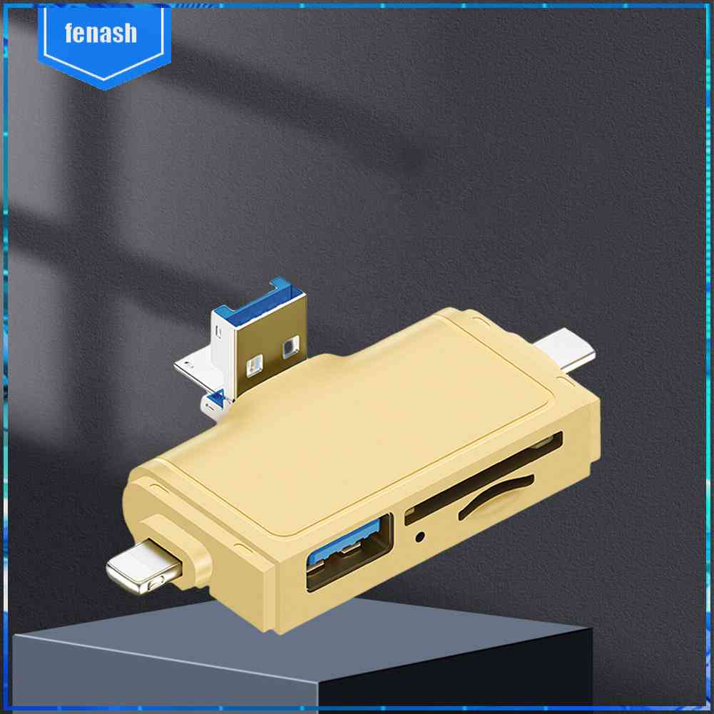 Đầu Đọc Thẻ Nhớ Máy Ảnh / Điện Thoại 7 Trong 1 Đa Năng