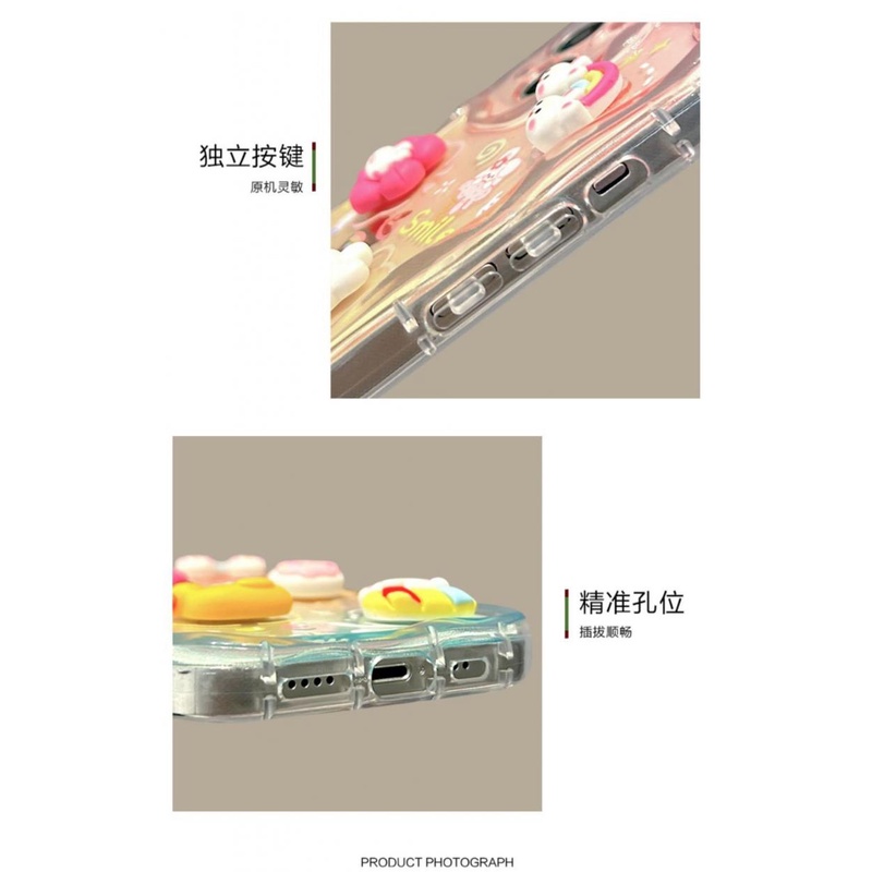 Ốp Điện Thoại Hình Thỏ Dễ Thương Cho IPhone 13 11 12 14promax | BigBuy360 - bigbuy360.vn