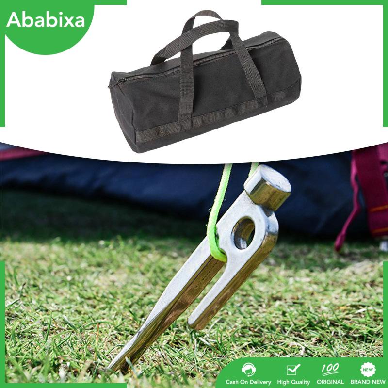 Túi Vải Canvas Đựng Cọc Lều Đa Năng Sức Chứa Lớn Cho Hoạt Động Ngoài Trời