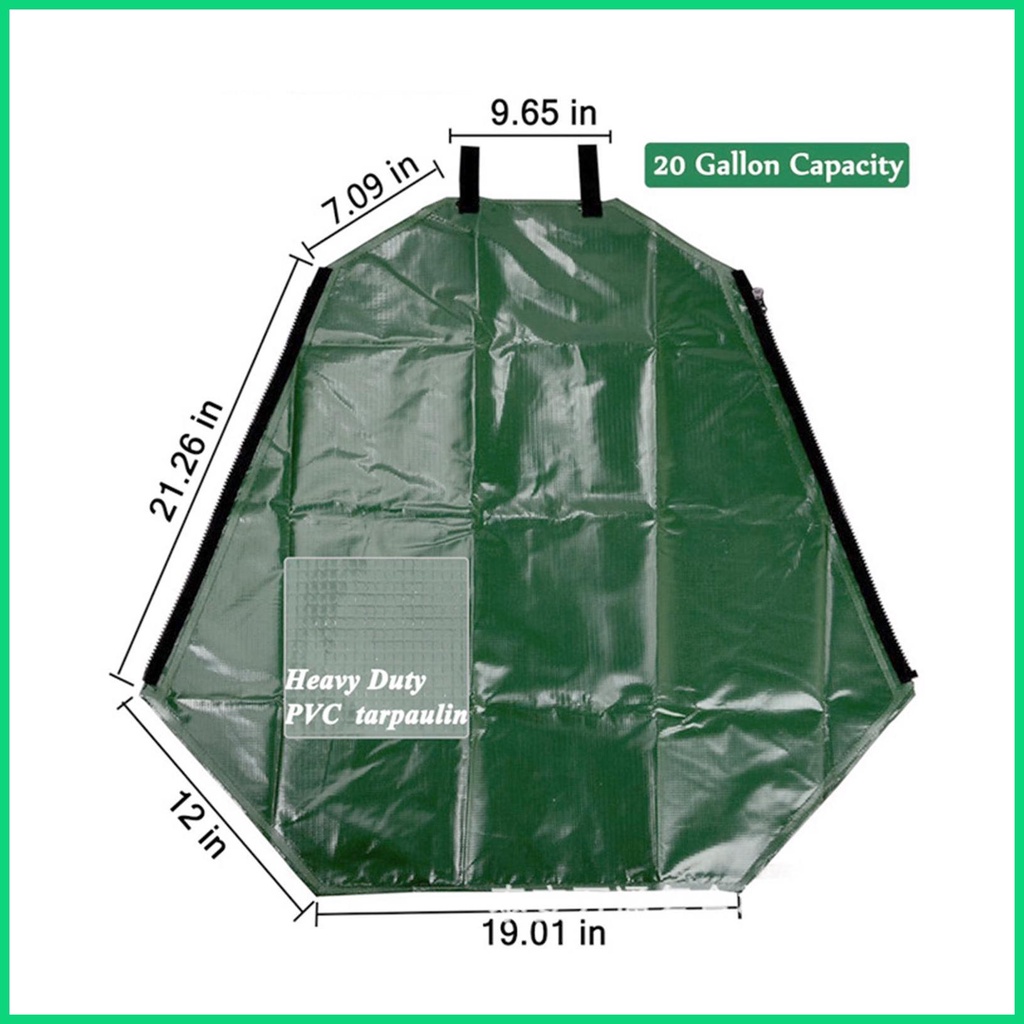 Túi Đựng Nước Tưới Cây Chậm Có Dây Kéo 20 Gallon