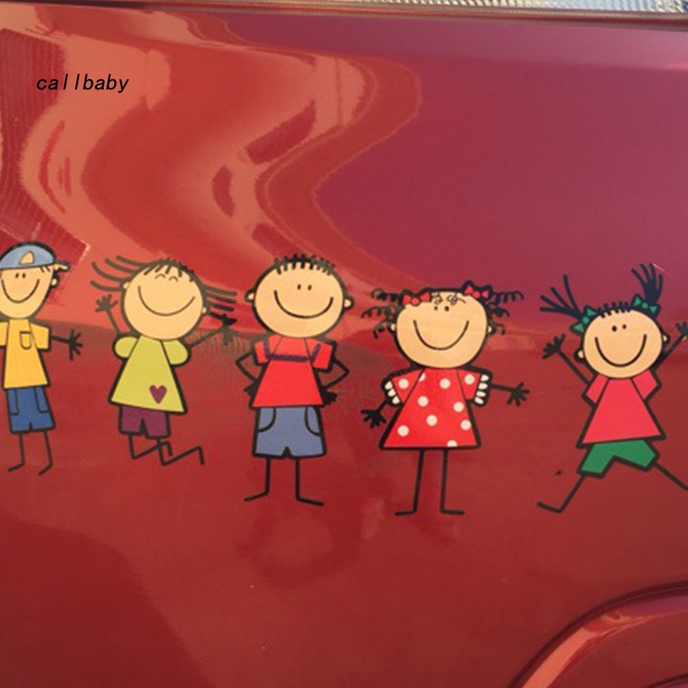Miếng Dán Trang Trí Xe Hơi Họa Tiết Hoạt Hình Vui Nhộn