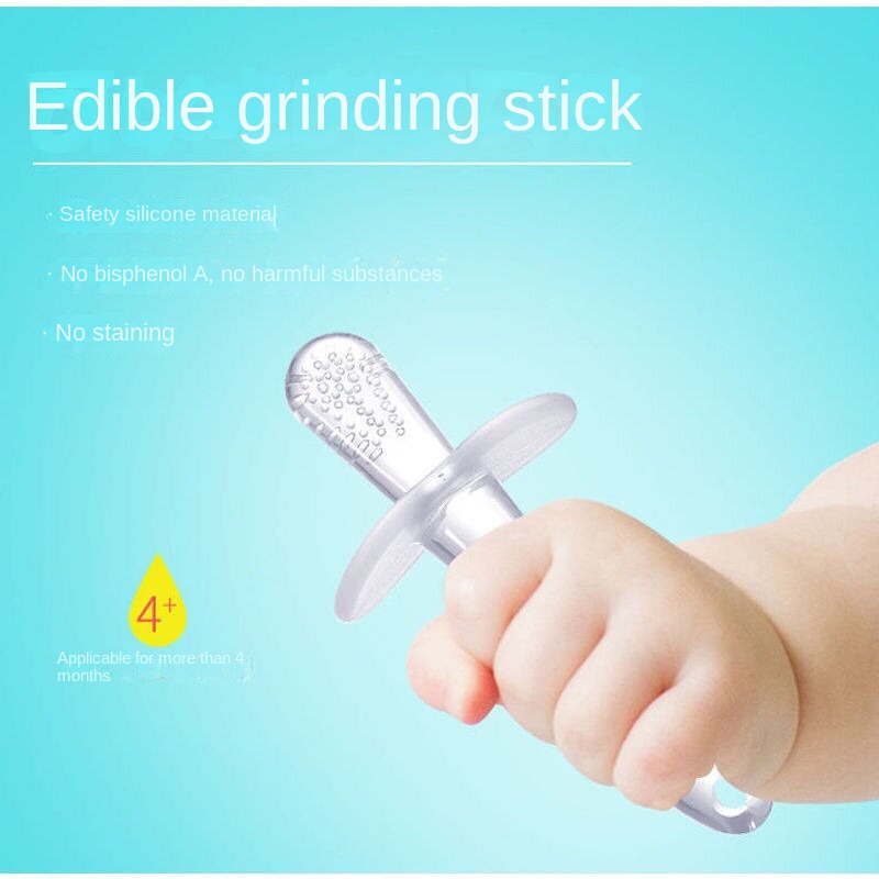 Đồ Chơi Que silicone Ngậm Mọc Răng Chống Ăn Tay Cho Bé
