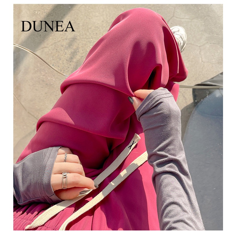 DUNEA Quần Dài Ống Rộng Dáng Suông Thiết Kế Trẻ Trung Cho Nữ