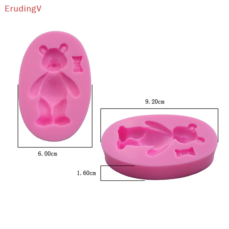 Khuôn Silicone Làm Bánh / Xà Phòng / Sô Cô La Hình Gấu