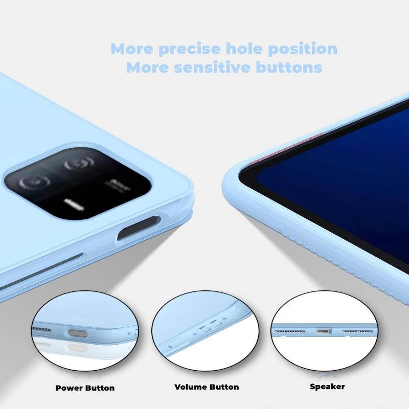 Bao Da Máy Tính Bảng Silicon Có Nam Châm Tự Động Thức Ngủ Cho Xiaomi mi pad 6 Xiaomi mi pad 6 pro