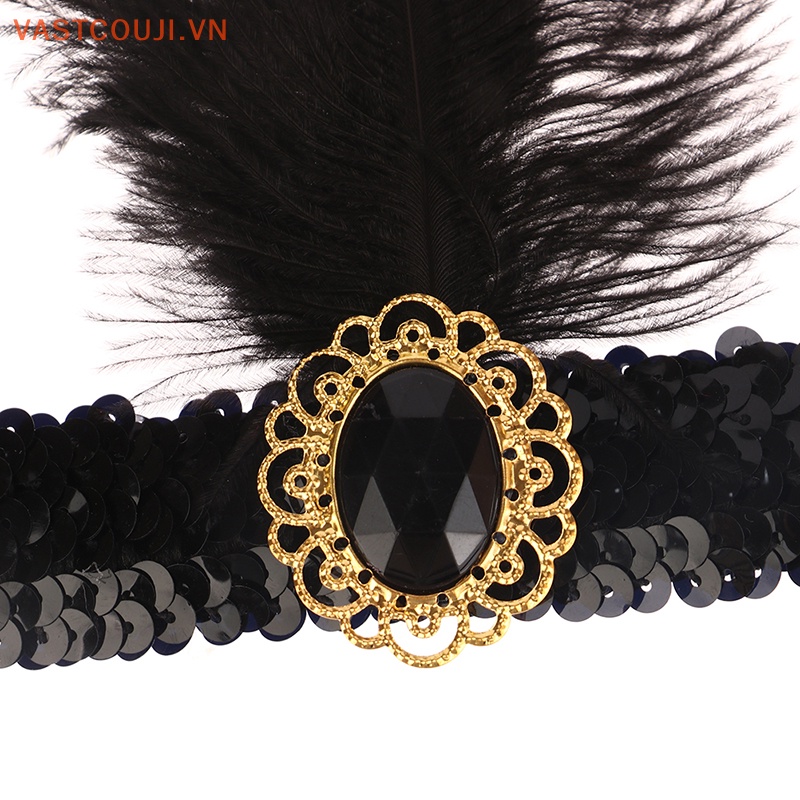 Băng Đô Cài Tóc Đính Lông Vũ Và Ngọc Trai Dễ Thương Sáng Tạo Thời Trang Dự Tiệc Cho Nữ