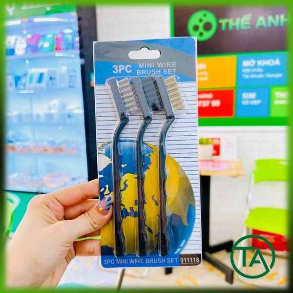 Bộ 3 bàn chải vệ sinh main hàng như hình.