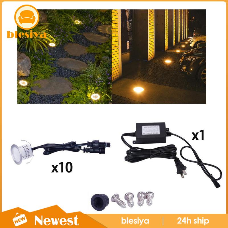 Set 10 Đèn LED IP67 Chống Thấm Nước Dùng Để Trang Trí Sân Vườn Tiện Dụng