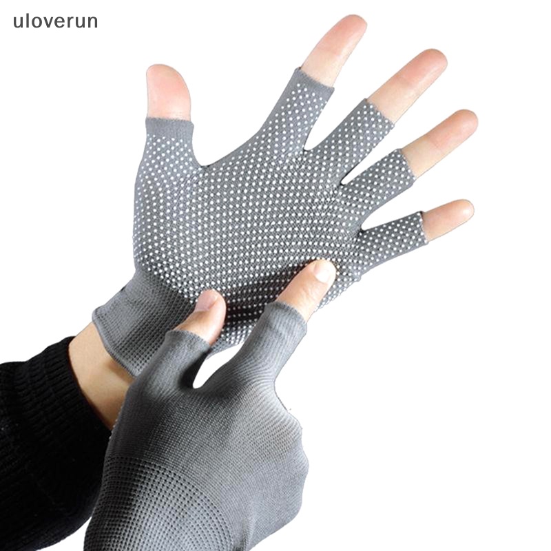 Găng Tay Nửa Ngón Chống Trượt Chống Mồ Hôi Tiện Dụng Khi Đạp Xe