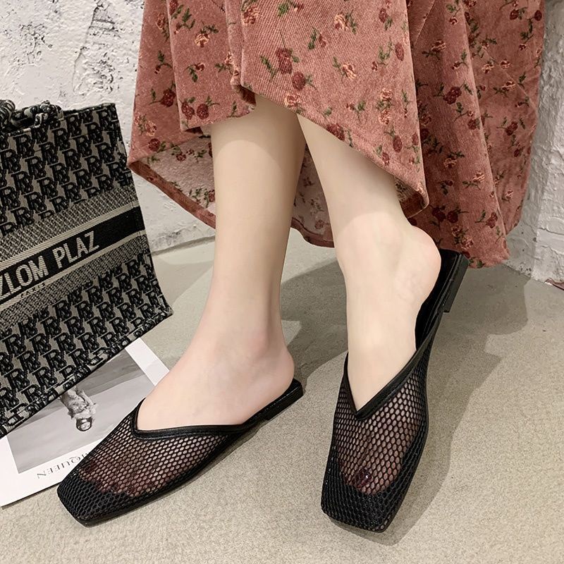 Giày Búp Bê Lưới (mũi vuông)  AA6302