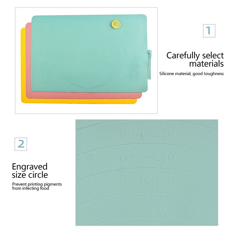 Thảm Silicon Chống Dính Cỡ Lớn 40x60cm Dùng Làm Bánh Tiện Dụng