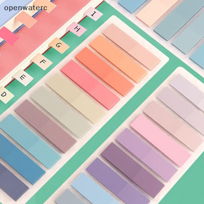 Bộ 200 Tờ Giấy Dán Ghi Chú Hình Mũi Tên Màu Dạ Quang Trong Suốt Nhỏ Gọn Tiện Dụng Cho Văn Phòng / Trường Học