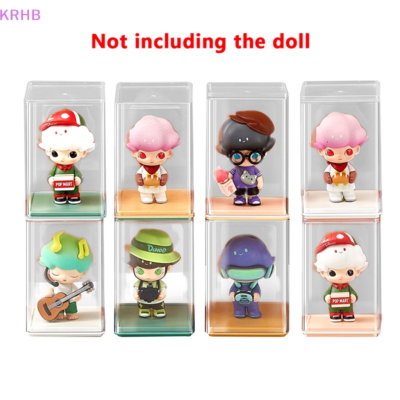 1 Hộp Trưng Bày Mô Hình Búp Bê Chống Bụi Trong Suốt Mới