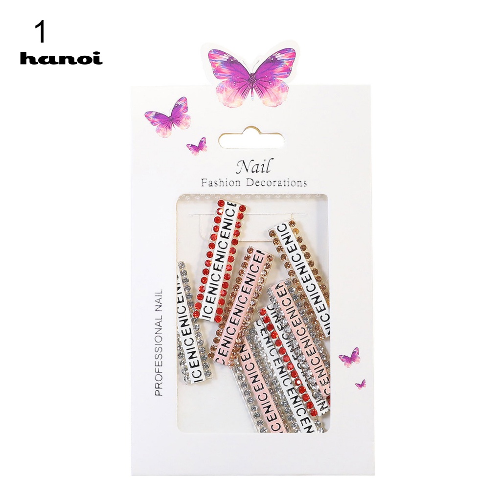 1 Set Băng Keo Dán Trang Trí Móng Tay Hiệu Ứng 3D Sang Trọng Dành Cho Nữ