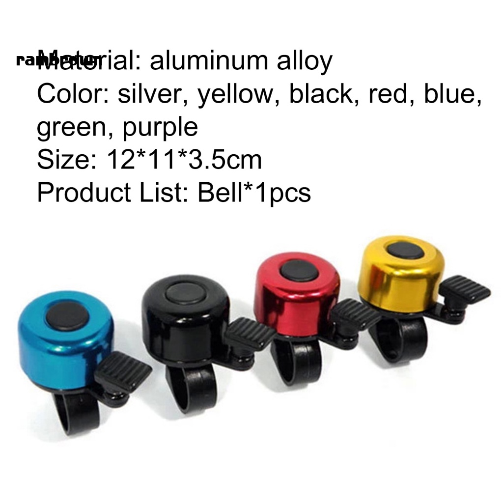 Chuông Hợp Kim Nhôm Nhiều Màu Gắn Tay Lái Xe Đạp Leo Núi