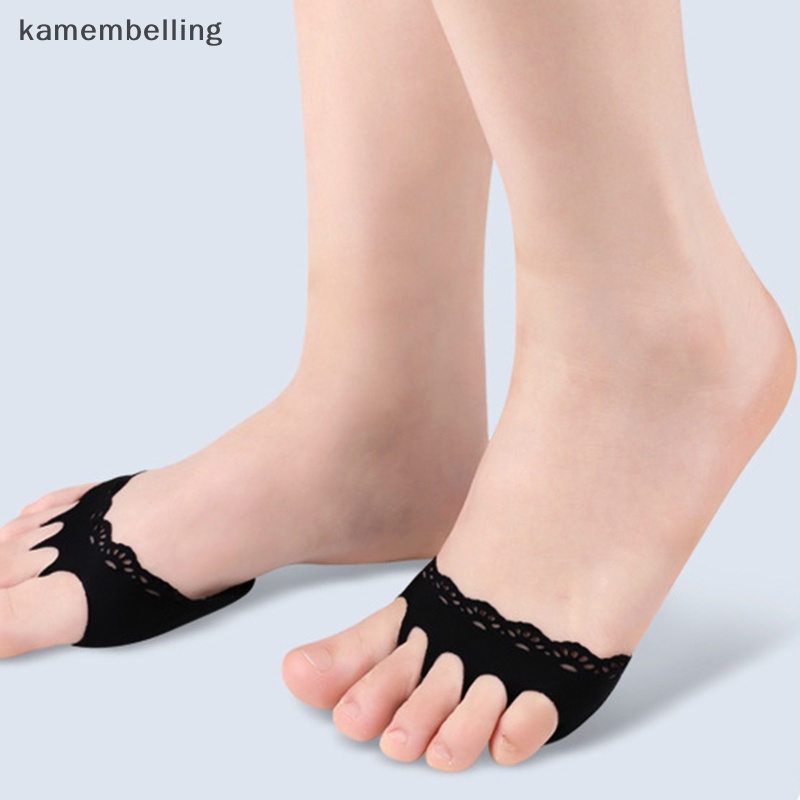 1 Cặp Đệm Ngón Chân Mềm Mại Phối Ren Rỗng Thoáng Khí Chống Mài Mòn