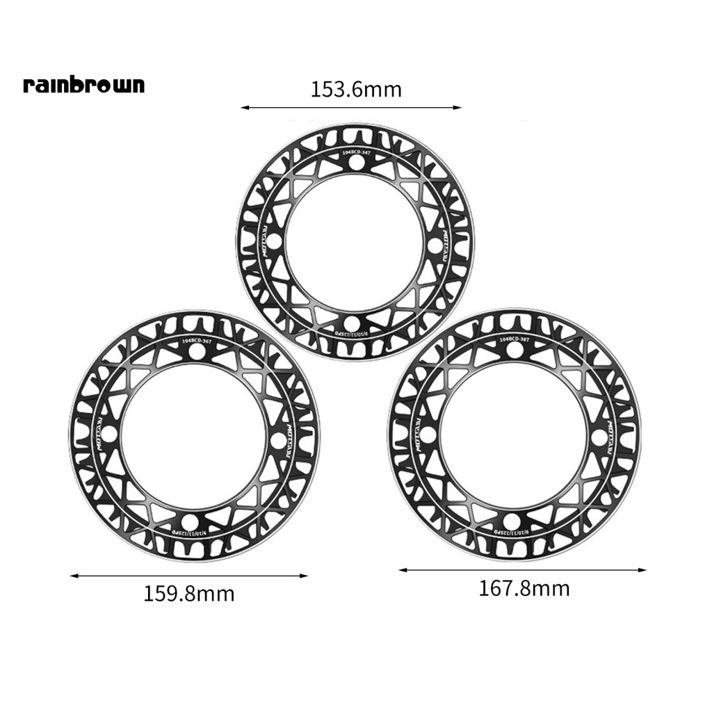Đĩa Xích Tích Hợp Tản Nhiệt Chống Thấm Nước Chống Rỉ Sét 34 / 36 / 38T Cho Xe Đạp Leo Núi